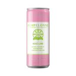Pampelonne Rose Lime Cans