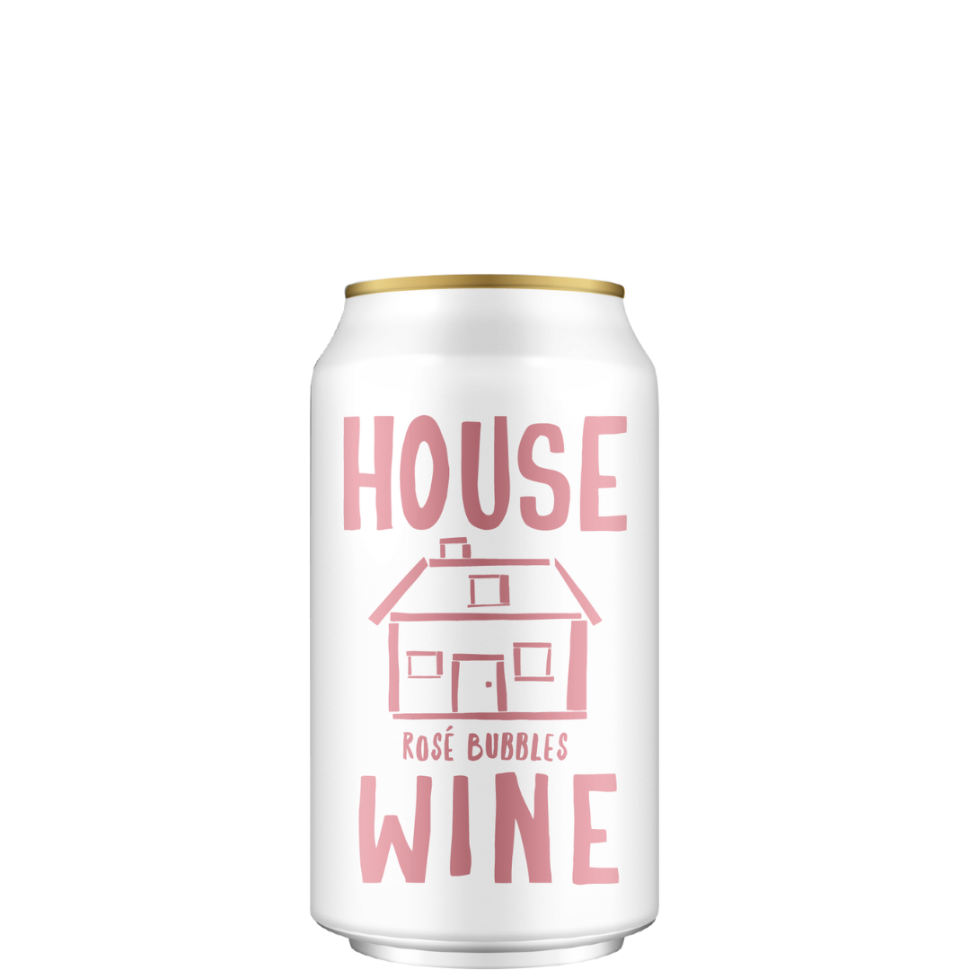 House Wine Rosé Bubbles 355 ml Can