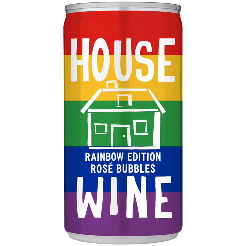 House Wine Sparkling Rosé Rainbow 200ml