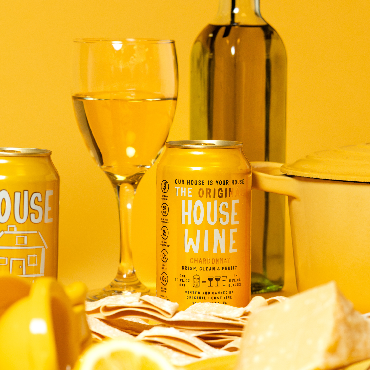 House Wine Chardonnay 355ml Can