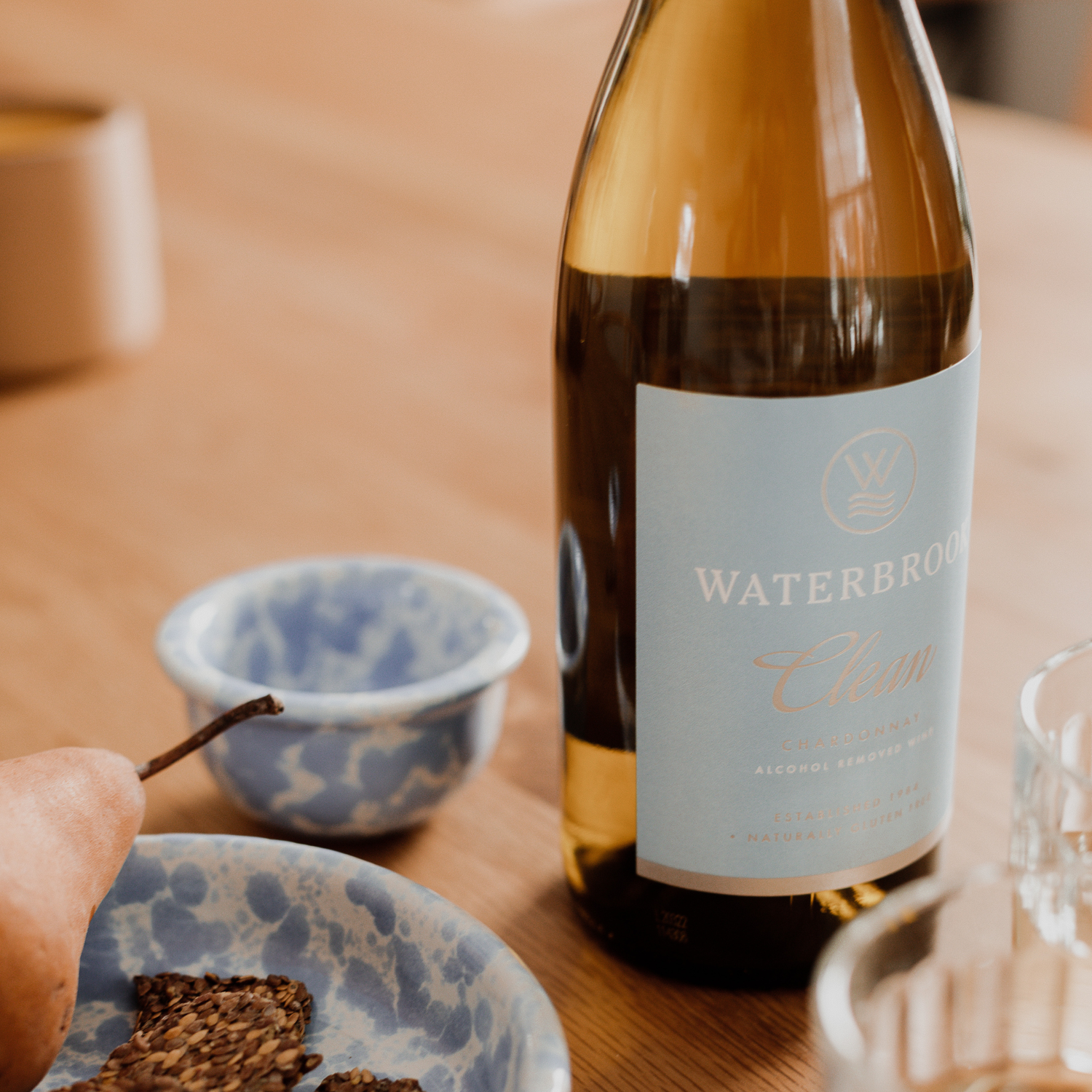 Waterbrook Clean Chardonnay (Dealcoholized Wine)