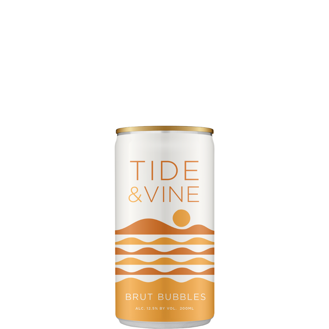 Tide & Vine Brut Bubbles 200mL Can