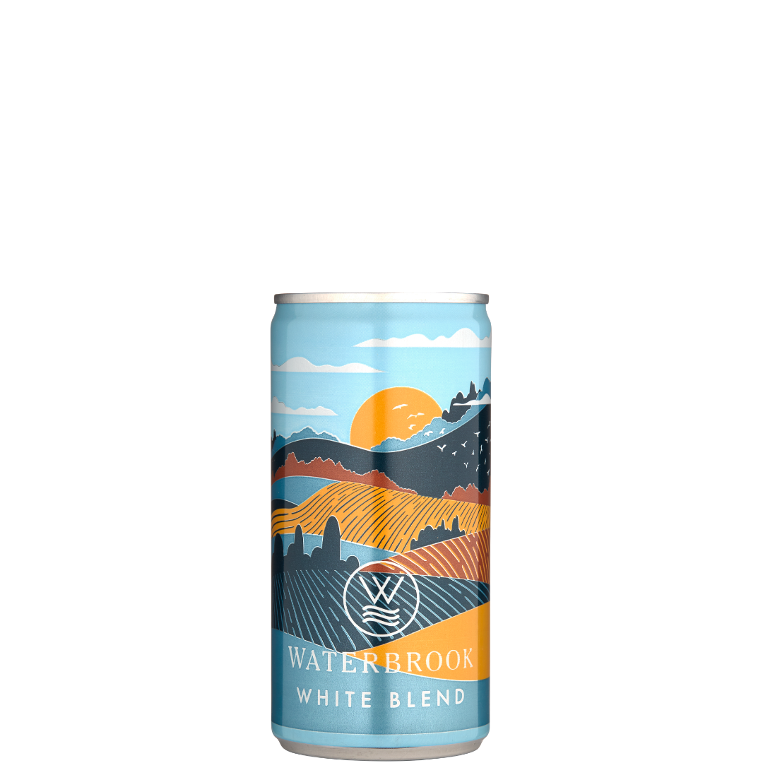 Waterbrook White Blend 200mL Can