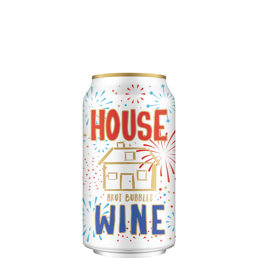 House Wine Limited Edition Brut Bubbles 355ml Can