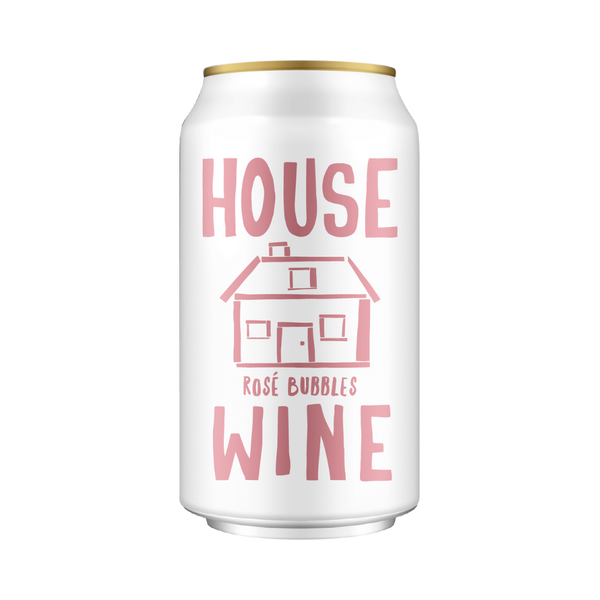 House Wine Rose Bubbles Can 355ml